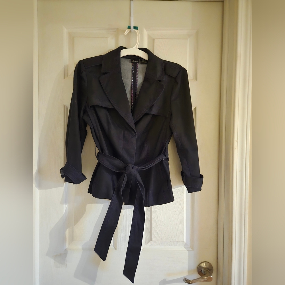Black Belted Women's Blazer